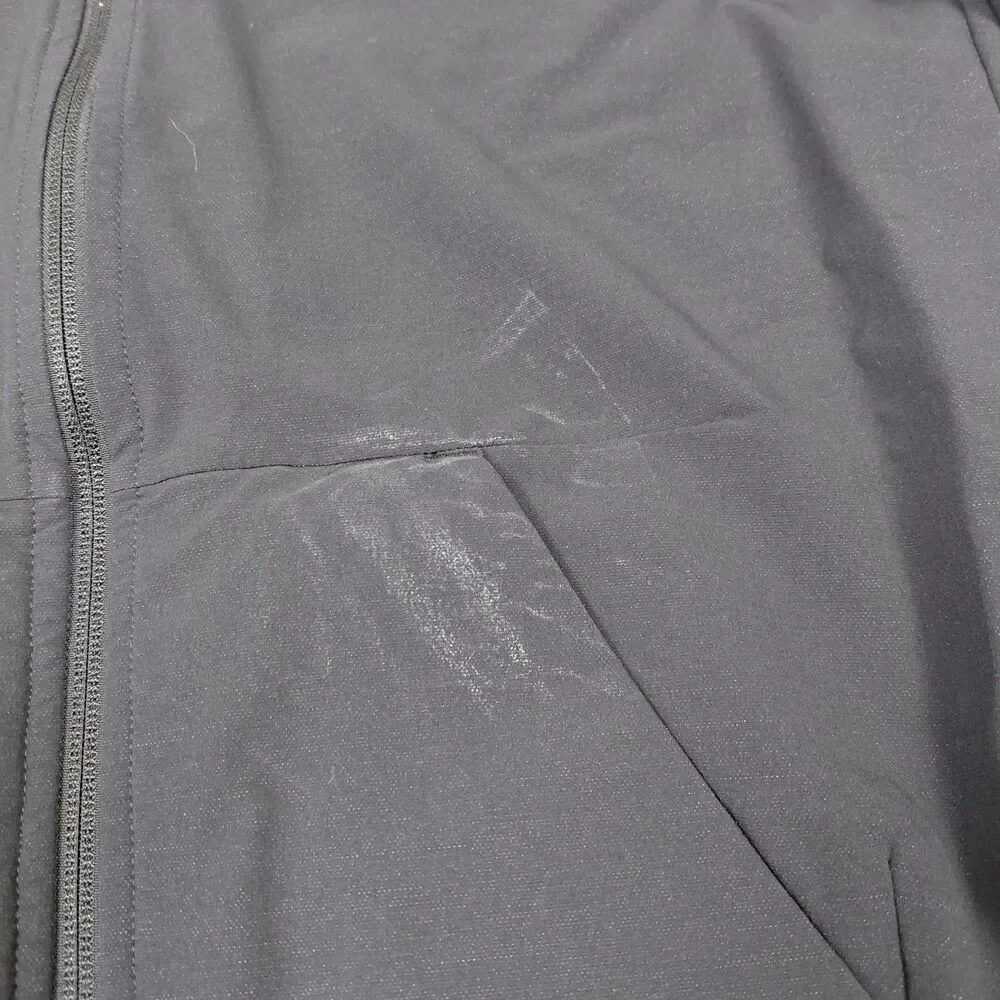 Adidas Louisville Cardinals Performance Jacket Mens Small Black Full Zip Hooded